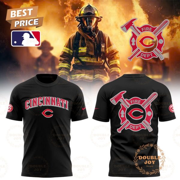 Cincinnati Reds MLB 2025 Firefighter Appreciation Night T-Shirt, Hoodie