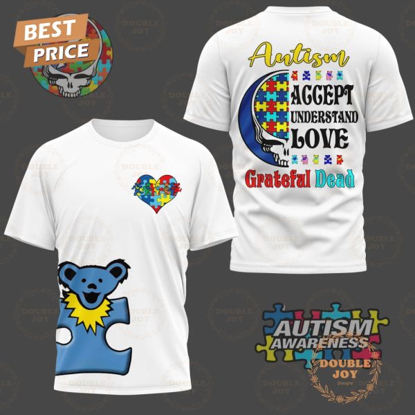 Grateful Dead Autism Awareness, Accept Understand Love Limited Edition T-Shirt, Hoodie