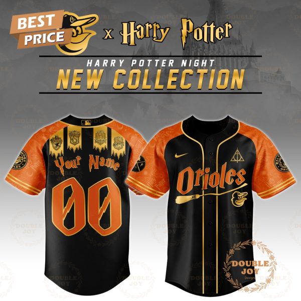 Baltimore Orioles MLB Harry Potter Night Custom Name Special Edition Baseball Jersey