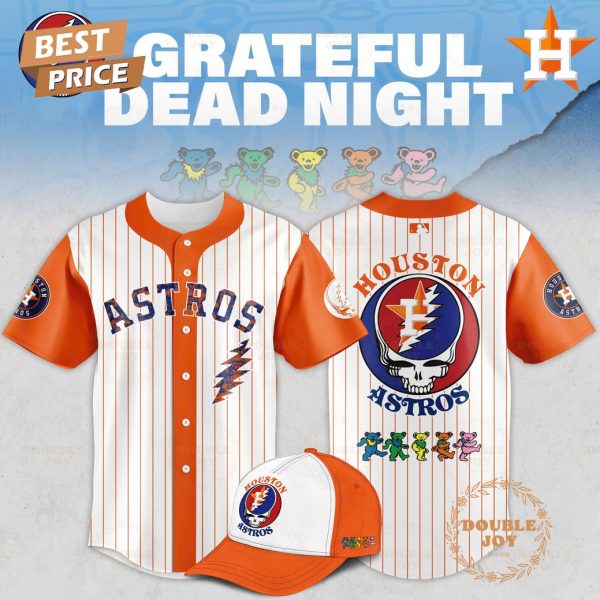 Houston Astros MLB Grateful Dead Night 2025 Limited Edition Baseball Jersey