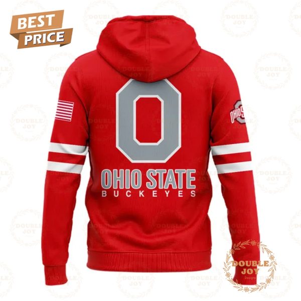 Ohio State Buckeyes NCAA 2025 Special Bright Red Uniform Limited Edition Hoodie