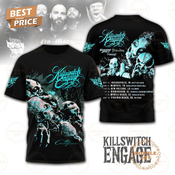 Killswitch Engage Shadows Fall Tour 2025 Limited Edition T-Shirt, Hoodie