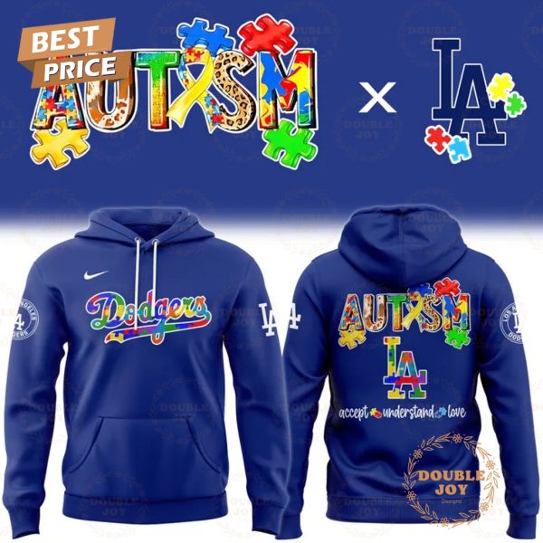 Los Angeles Dodgers MLB 2025 Autism Awareness Limited Edition Hoodie