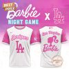 Los Angeles Dodgers MLB Barbie Night Game 2025 New Edition Baseball Jersey