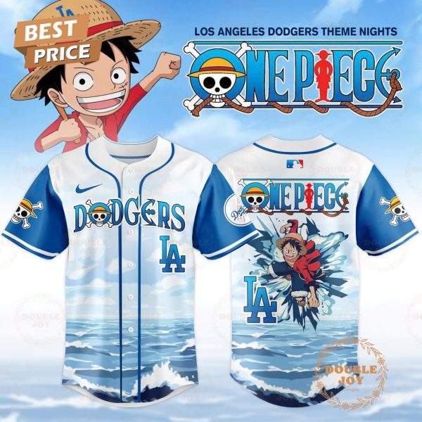 Los Angeles Dodgers MLB Theme Night x One Piece 2025 Special Edition Baseball Jersey