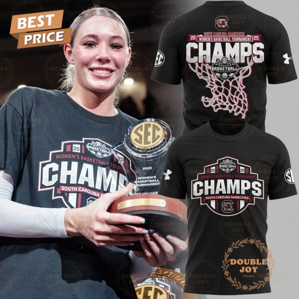 South Carolina Gamecocks NCAA Women’s Basketball Tournament Champions 2025 Limited Edition T-Shirt, Hoodie