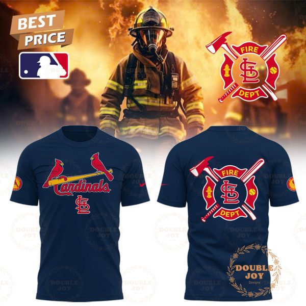 St. Louis Cardinals MLB 2025 Firefighter Appreciation Night T-Shirt, Hoodie