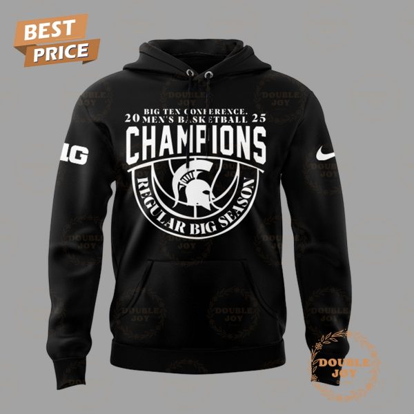 Big Ten Conference Men’s Basketball Champions 2025 Michigan State Spartans NCAA Limited Edition T-Shirt, Hoodie