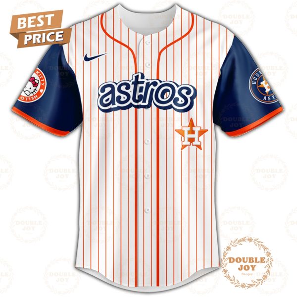 2025 Houston Astros MLB Hello Kitty Night Custom Name Limited Edition Baseball Jersey