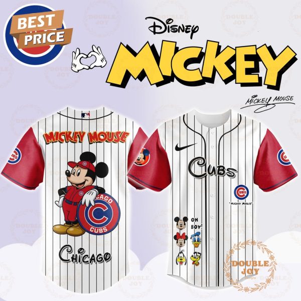 Chicago Cubs Disney Mickey Mouse 2025 Limited Edition Baseball Jersey