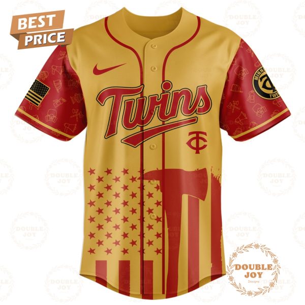 Minnesota Twins Firefighter Appreciation Night 2025 Limited Edition Baseball Jersey