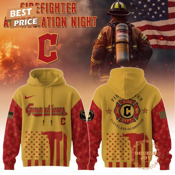 Cleveland Guardians Firefighter Appreciation Night 2025 Limited Edition Hoodie