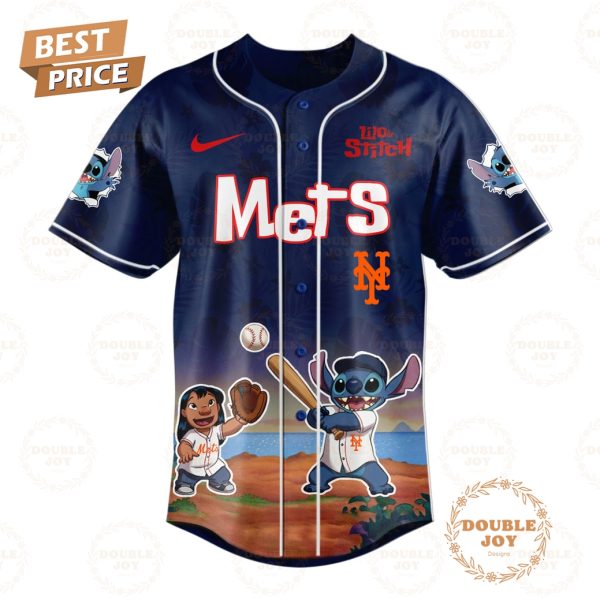 New York Mets 2025 Lilo And Stitch 626 Special Edition Baseball Jersey