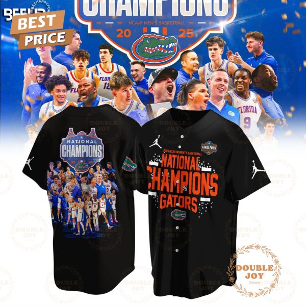 Florida Gators 2025 NCAA Men’s Basketball National Champions T-Shirt, Hoodie – Black