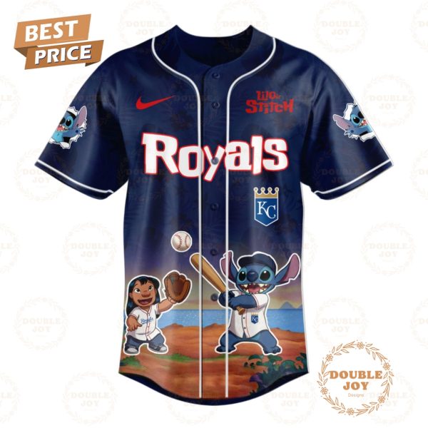 Kansas City Royals 2025 Lilo And Stitch 626 Special Edition Baseball Jersey