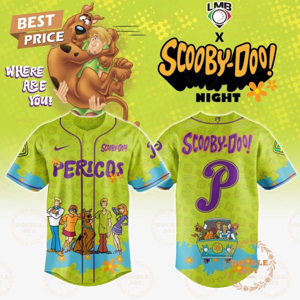 Pericos De Puebla Where Are You! Scooby-Doo! Night 2025 Limited Edition Baseball Jersey