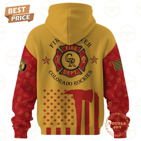 Colorado Rockies Firefighter Appreciation Night 2025 Limited Edition Hoodie
