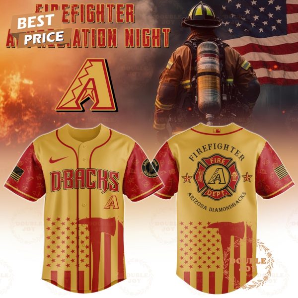 Arizona Diamondbacks Firefighter Appreciation Night 2025 Limited Edition Baseball Jersey