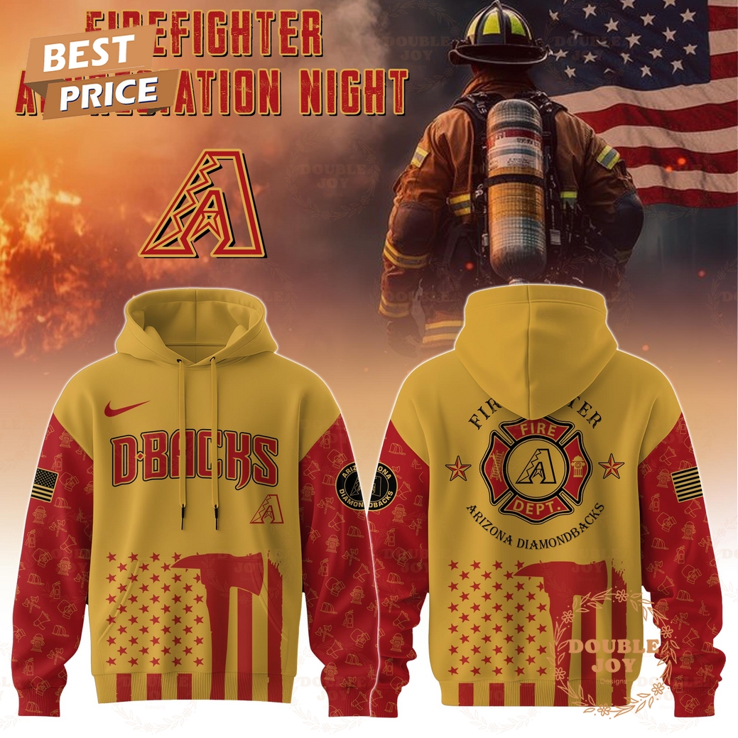 Arizona Diamondbacks Firefighter Appreciation Night 2025 Limited Edition Hoodie Arizona Diamondbacks Firefighter Appreciation Night 2025 Limited Edition Hoodie