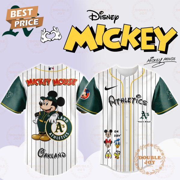 Athletics Disney Mickey Mouse 2025 Limited Edition Baseball Jersey
