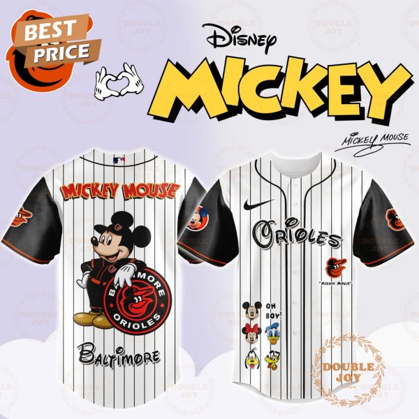 Baltimore Orioles Disney Mickey Mouse 2025 Limited Edition Baseball Jersey