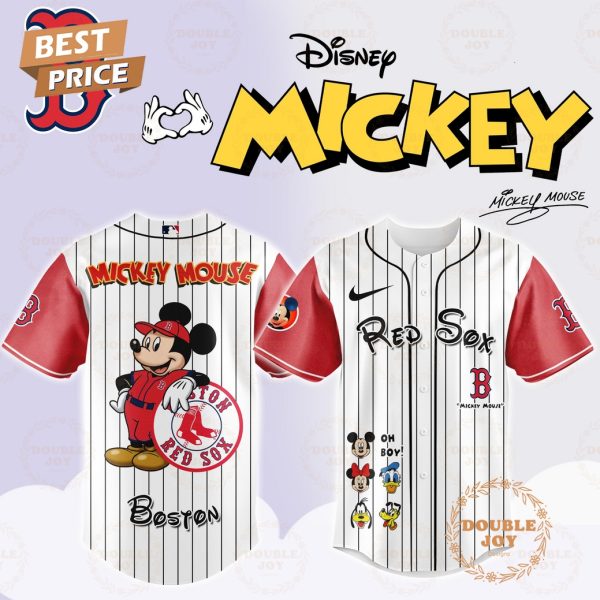 Boston Red Sox Disney Mickey Mouse 2025 Limited Edition Baseball Jersey