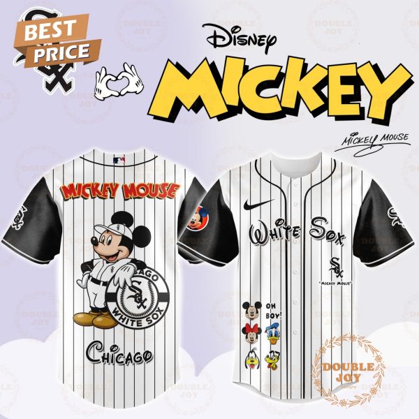 Chicago White Sox Disney Mickey Mouse 2025 Limited Edition Baseball Jersey
