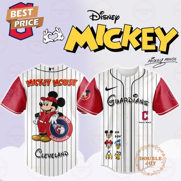 Cleveland Guardians Disney Mickey Mouse 2025 Limited Edition Baseball Jersey