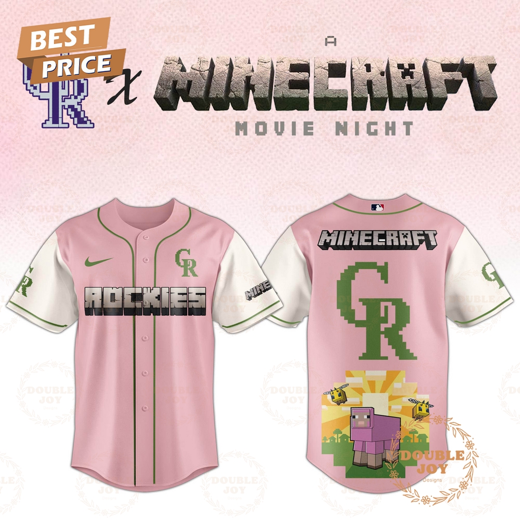 Colorado Rockies 2025 A Minecraft Movie Night Special Edition Baseball Jersey Colorado Rockies 2025 A Minecraft Movie Night Special Edition Baseball Jersey