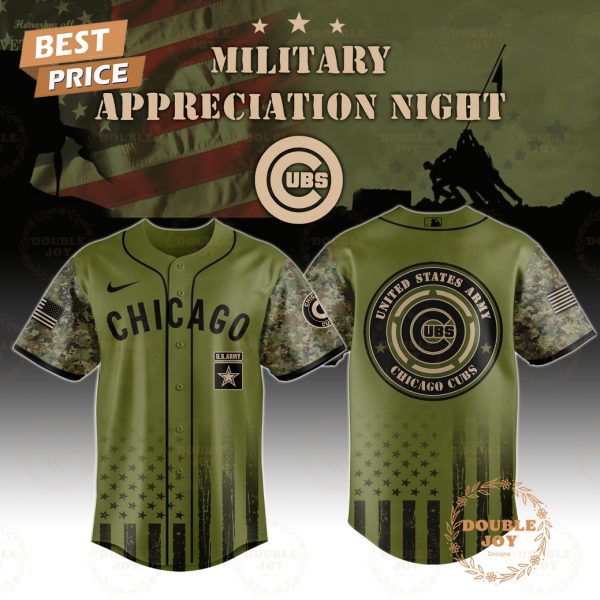 Chicago Cubs Military Appreciation Night 2025 Special Edition Baseball Jersey