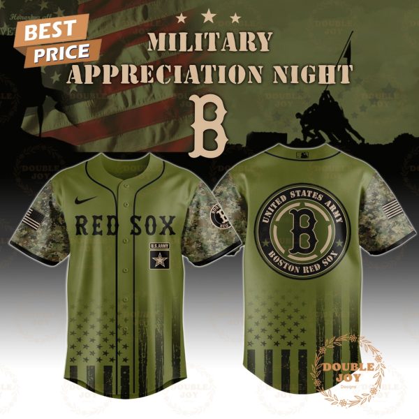Boston Red Sox Military Appreciation Night 2025 Special Edition Baseball Jersey
