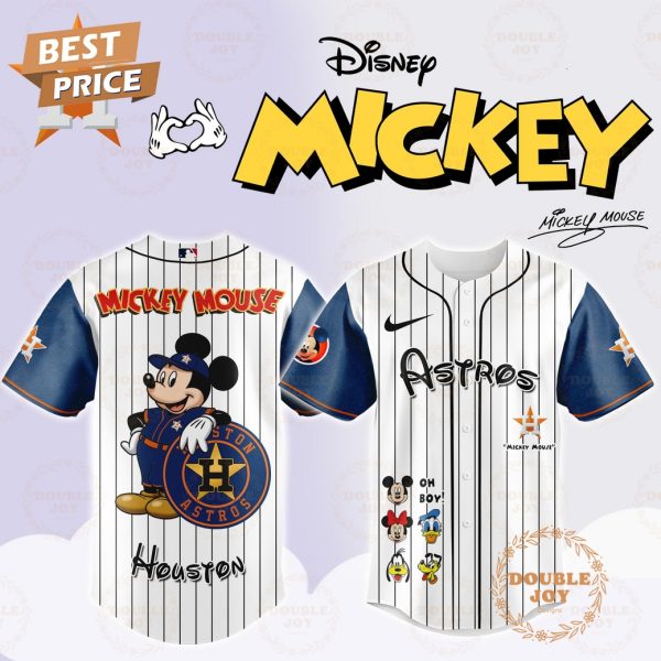 Houston Astros Disney Mickey Mouse 2025 Limited Edition Baseball Jersey