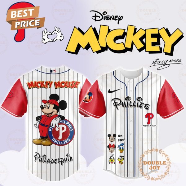 Philadelphia Phillies Disney Mickey Mouse 2025 Limited Edition Baseball Jersey