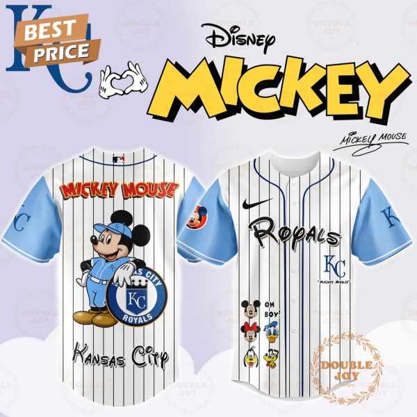 Kansas City Royals Disney Mickey Mouse 2025 Limited Edition Baseball Jersey