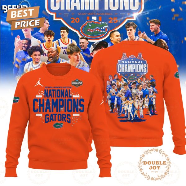 Florida Gators 2025 NCAA Men’s Basketball National Champions T-Shirt, Hoodie – Orange