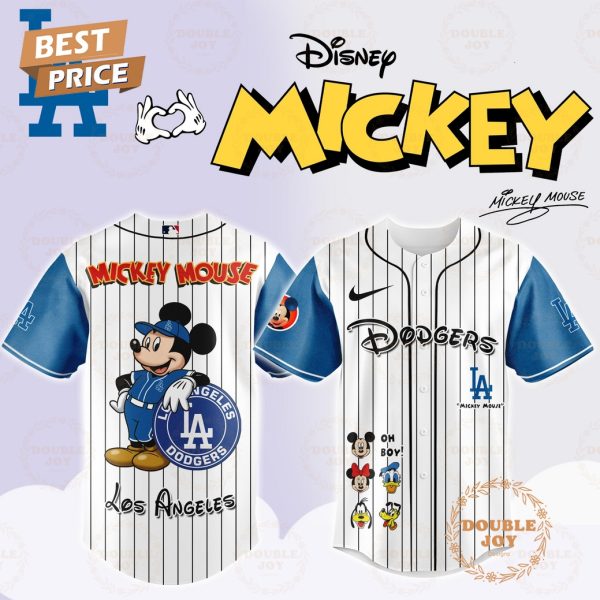 Los Angeles Dodgers Disney Mickey Mouse 2025 Limited Edition Baseball Jersey