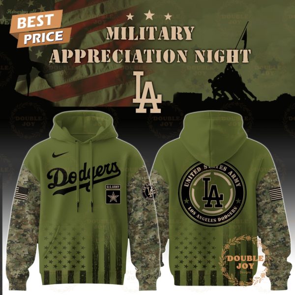 Los Angeles Dodgers Military Appreciation Night 2025 Special Edition Hoodie