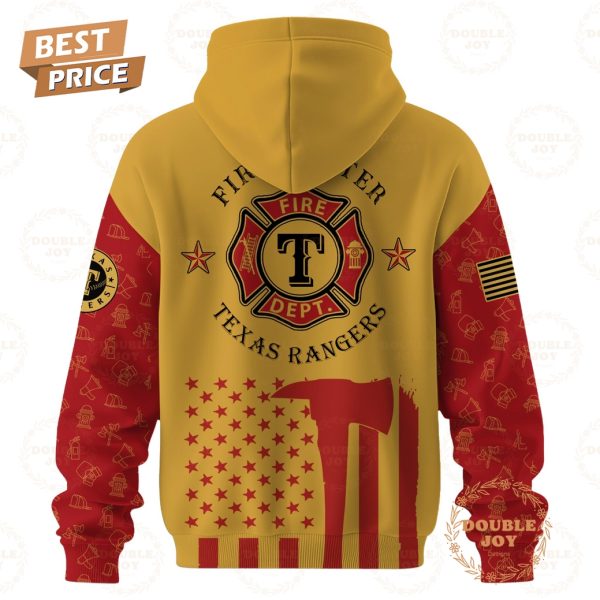 Texas Rangers Firefighter Appreciation Night 2025 Limited Edition Hoodie