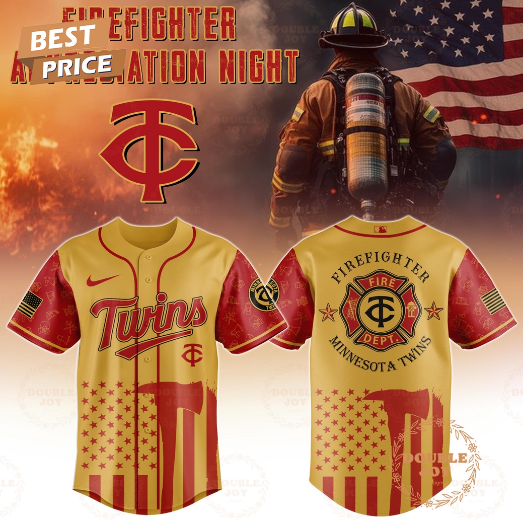 Minnesota Twins Firefighter Appreciation Night 2025 Limited Edition Baseball Jersey Minnesota Twins Firefighter Appreciation Night 2025 Limited Edition Baseball Jersey
