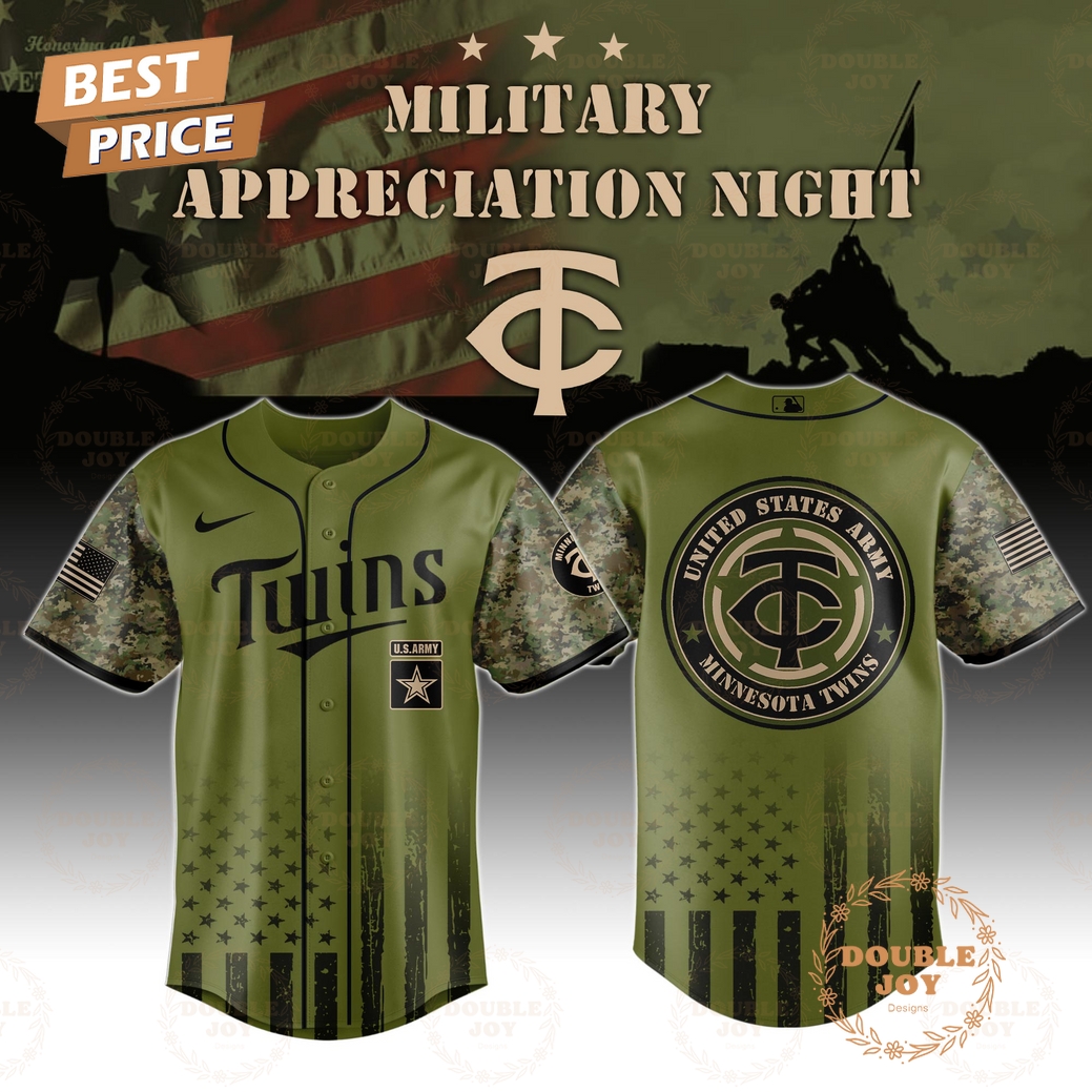 Minnesota Twins Military Appreciation Night 2025 Special Edition Baseball Jersey Minnesota Twins Military Appreciation Night 2025 Special Edition Baseball Jersey