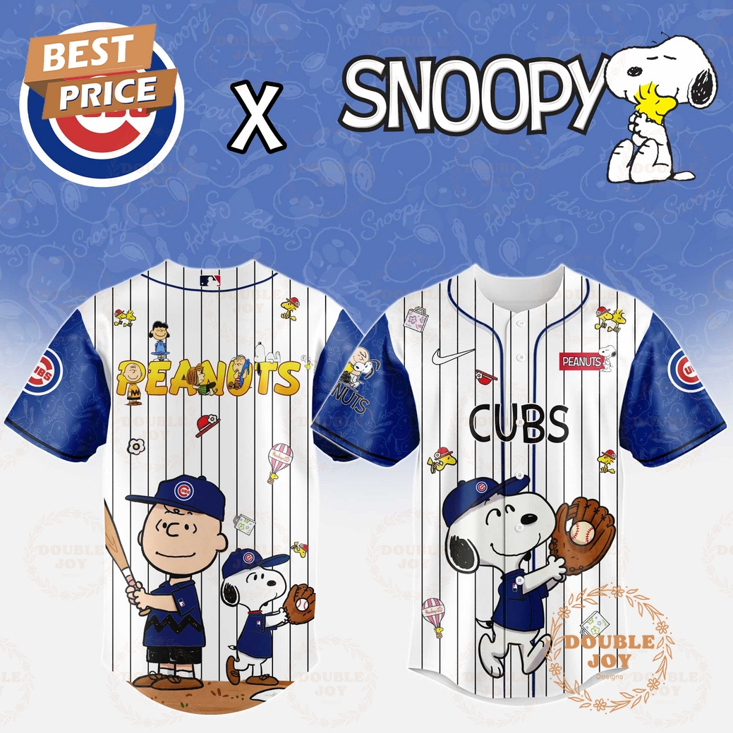 Chicago Cubs x Snoopy 2025 Limited Edition Baseball Jersey Chicago Cubs x Snoopy 2025 Limited Edition Baseball Jersey