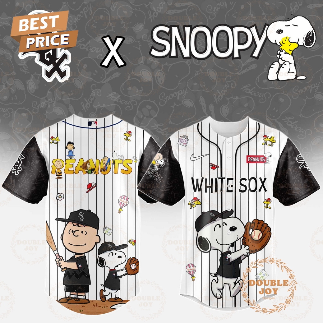 Chicago White Sox x Snoopy 2025 Limited Edition Baseball Jersey Chicago White Sox x Snoopy 2025 Limited Edition Baseball Jersey