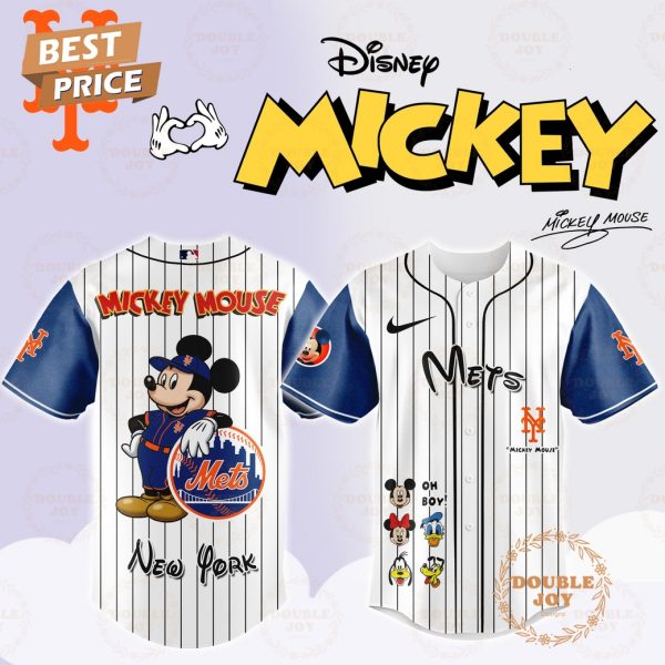 New York Mets Disney Mickey Mouse 2025 Limited Edition Baseball Jersey