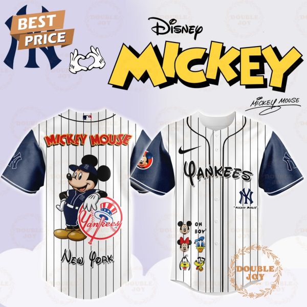 New York Yankees Disney Mickey Mouse 2025 Limited Edition Baseball Jersey
