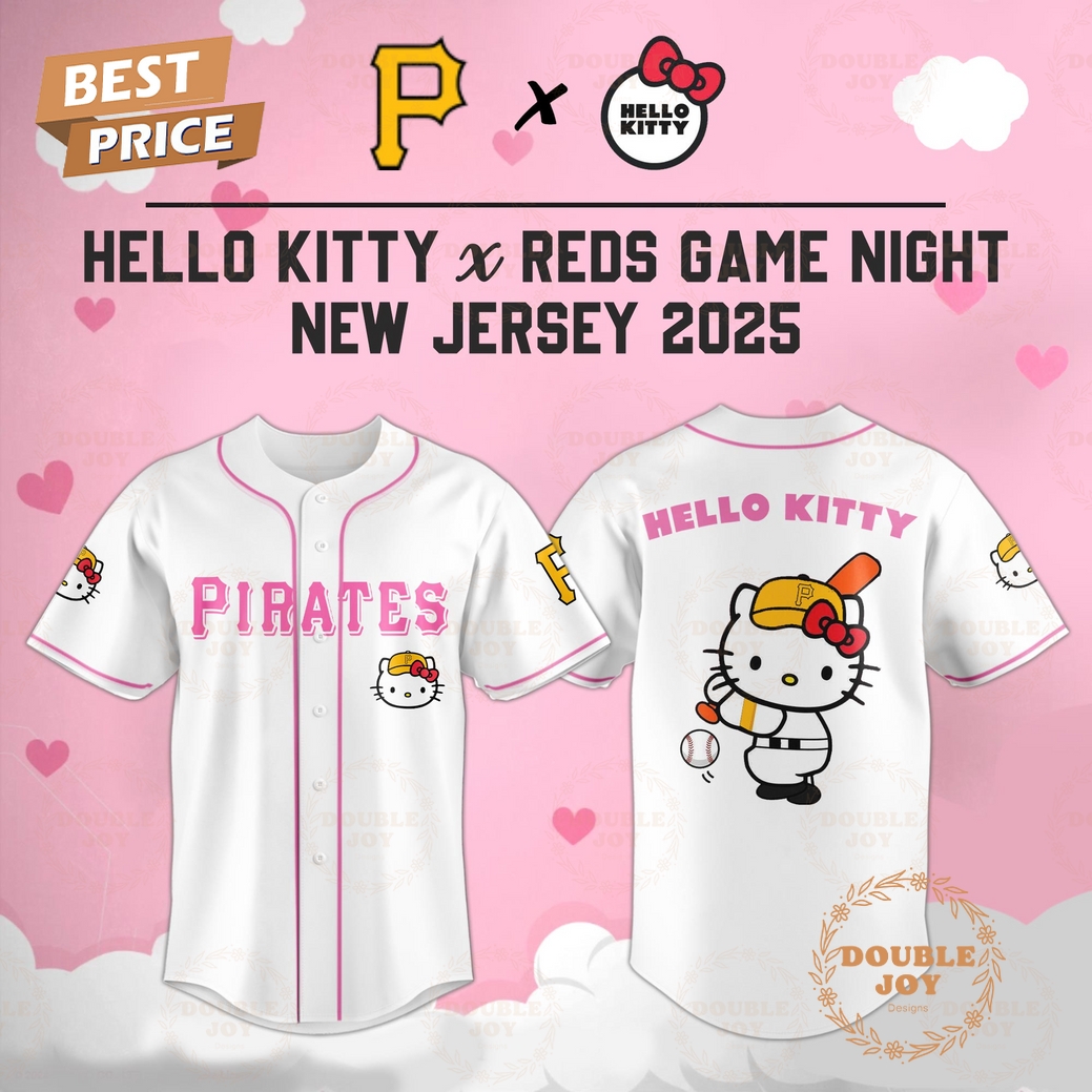 Pittsburgh Pirates Hello Kitty X Cubs Game Night 2025 New Limited Edition Baseball Jersey Pittsburgh Pirates Hello Kitty X Cubs Game Night 2025 New Limited Edition Baseball Jersey