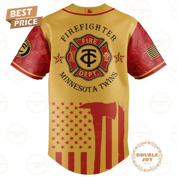 Minnesota Twins Firefighter Appreciation Night 2025 Limited Edition Baseball Jersey