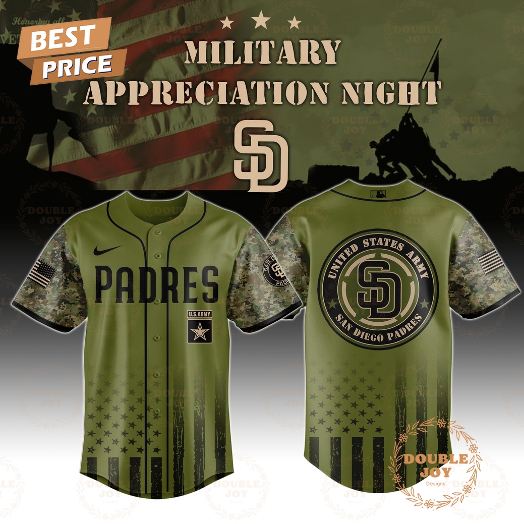 San Diego Padres Military Appreciation Night 2025 Special Edition Baseball Jersey San Diego Padres Military Appreciation Night 2025 Special Edition Baseball Jersey