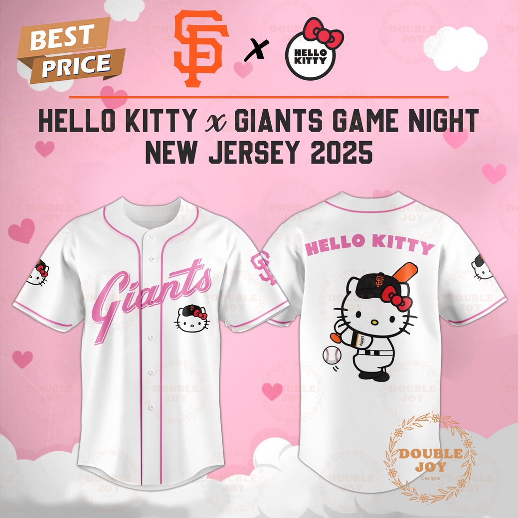 San Francisco Giants Hello Kitty X Cubs Game Night 2025 New Limited Edition Baseball Jersey San Francisco Giants Hello Kitty X Cubs Game Night 2025 New Limited Edition Baseball Jersey