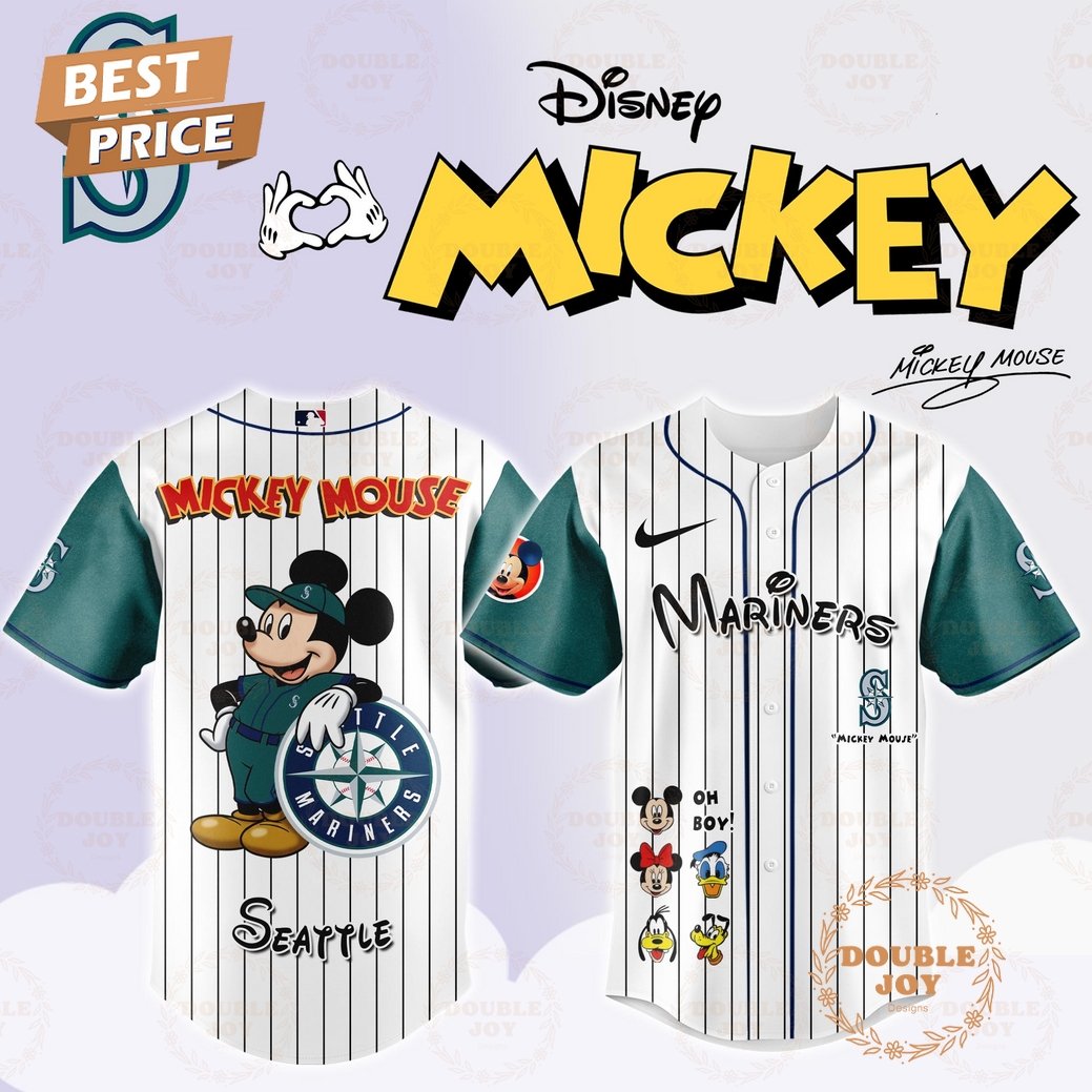 Seattle Mariners Disney Mickey Mouse 2025 Limited Edition Baseball Jersey Seattle Mariners Disney Mickey Mouse 2025 Limited Edition Baseball Jersey