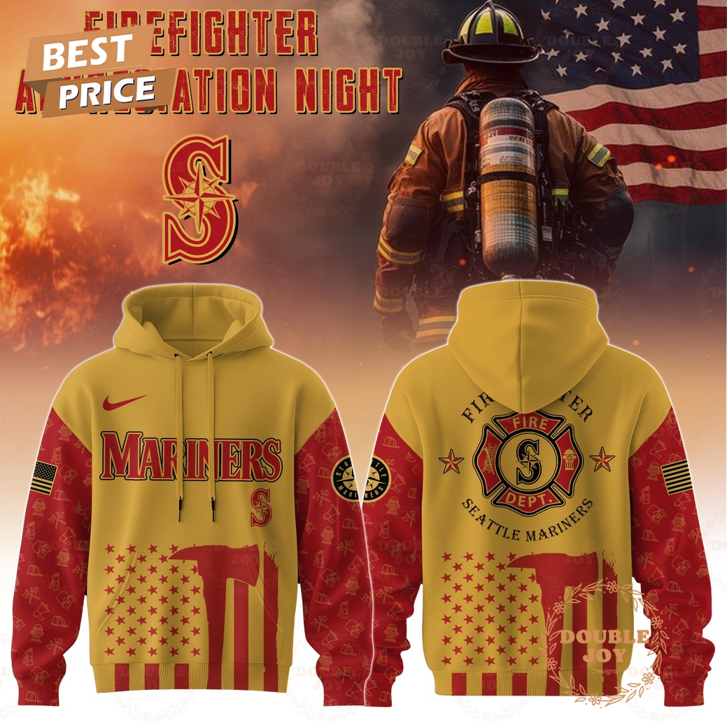 Seattle Mariners Firefighter Appreciation Night 2025 Limited Edition Hoodie Seattle Mariners Firefighter Appreciation Night 2025 Limited Edition Hoodie